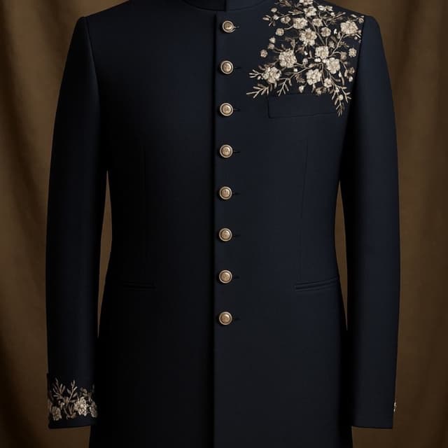 Navy Blue and Gold Jacket