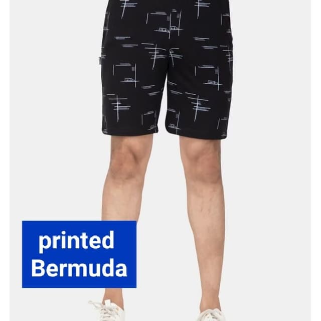 Black and White Shorts