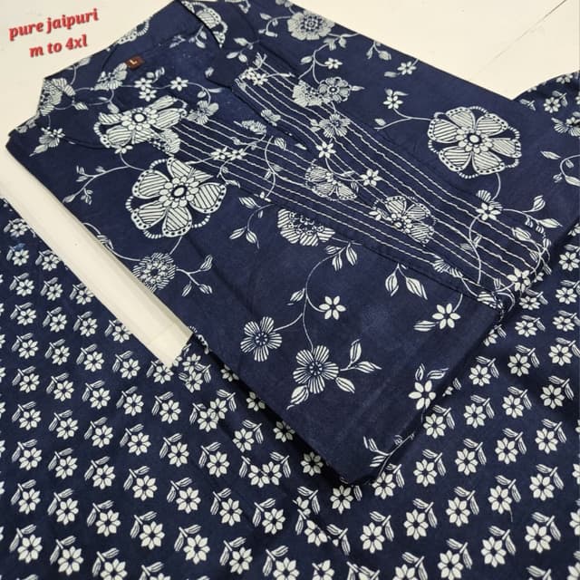 Navy Blue and White Shirt