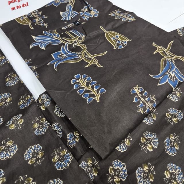 Brown, Blue, Olive Green Kurti or Dress