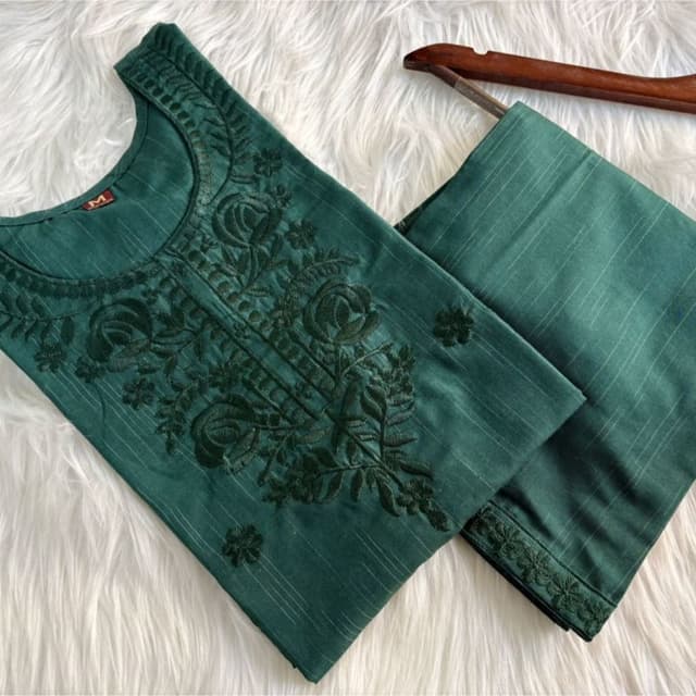 Emerald Green Kurta with Pant