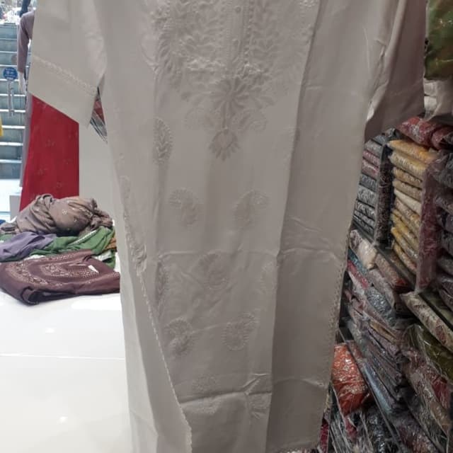 White Kurti
