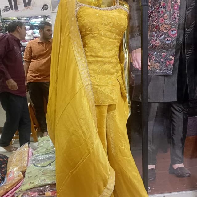 Yellow Salwar Kameez