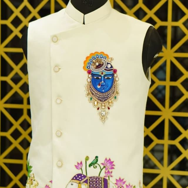 Cream, Blue, Purple, Pink, Yellow, Green, Gold Jacket