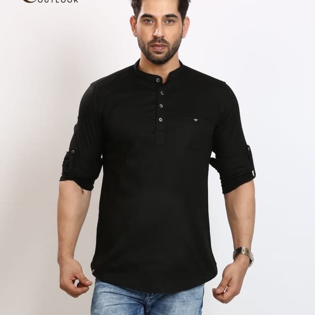 Black Kurta Shirt