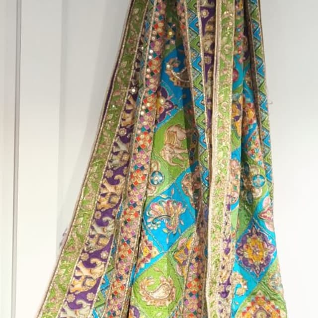 Blue, Green, Purple, Gold, Pink, Orange Lehenga Choli