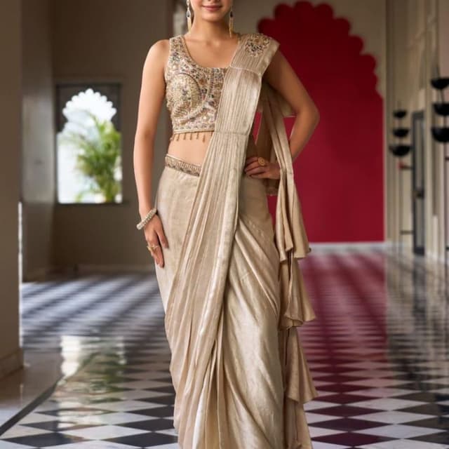 Gold Saree