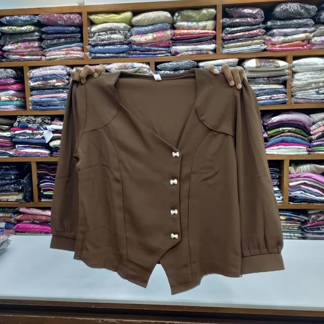 Brown Blouse