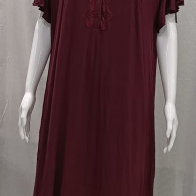 Maroon Nightgown