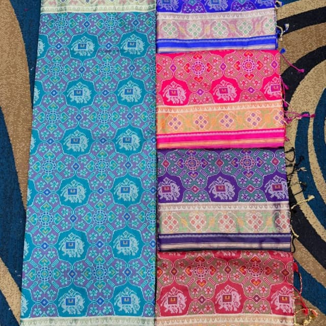 Teal, Purple, Pink, Blue, Red, Gold, Green Saree