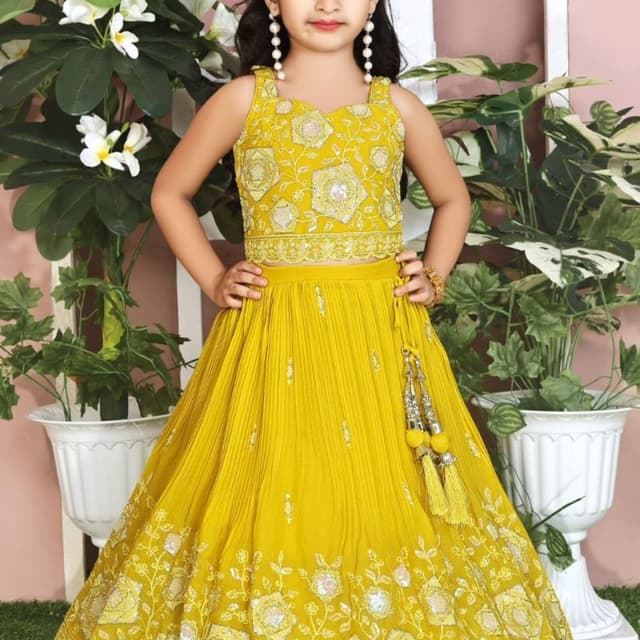 Yellow Lehenga Choli