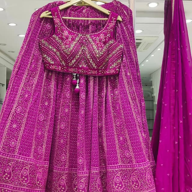 Fuchsia Lehenga Choli