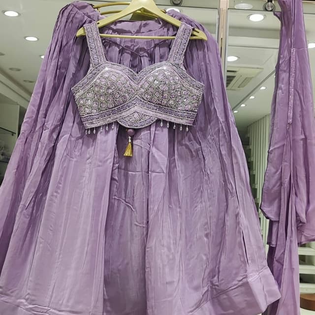 Lavender Lehenga Choli