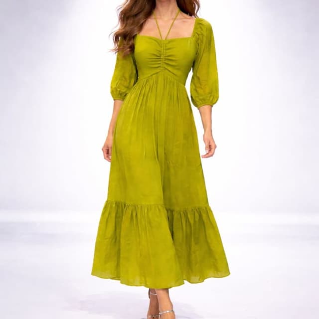 Lime Green Dress