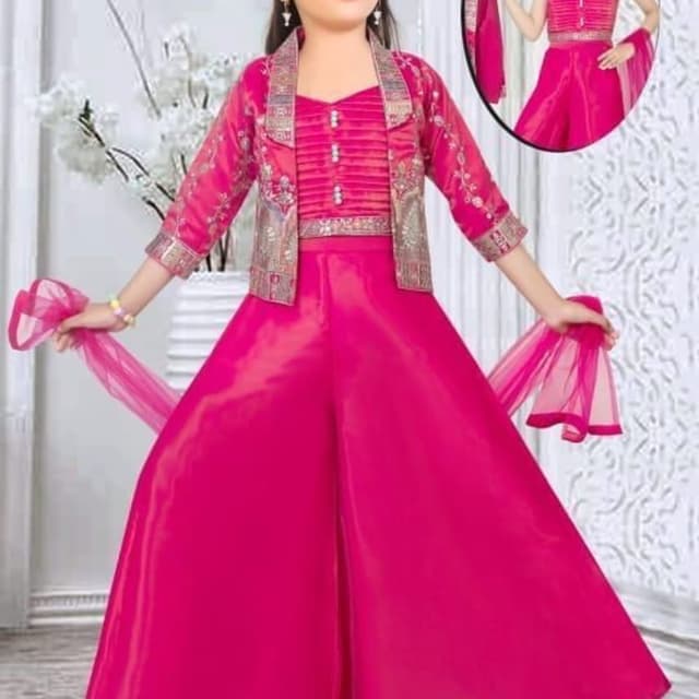 Hot Pink and Silver Jumpsuit with Jacket