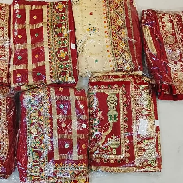 Red, Cream, Gold, Green, Multicolor Lehenga Choli Set