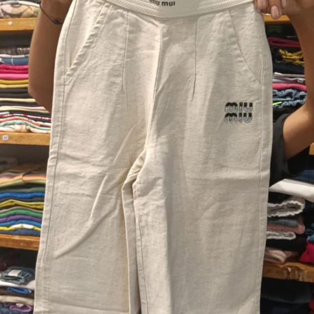 Cream Pants