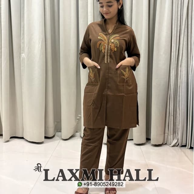 Brown Kurta Set