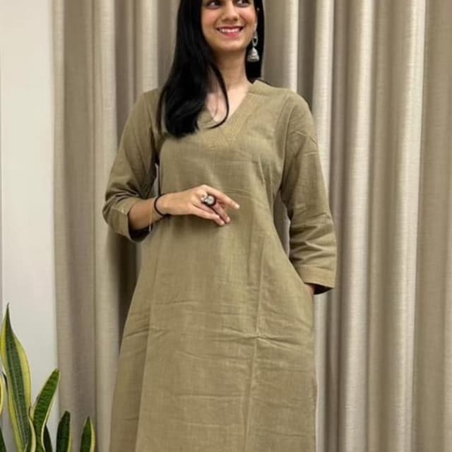 Olive Green Kurti
