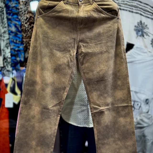 Brown, Tan, Beige with faded wash effect Jeans