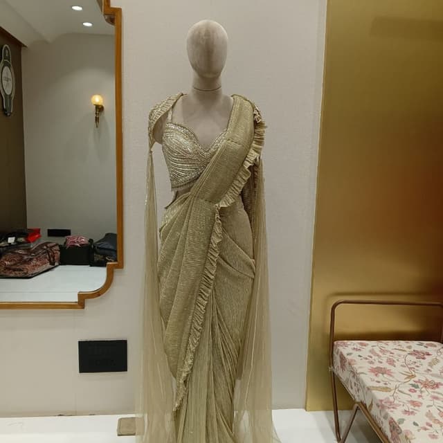 Gold Saree