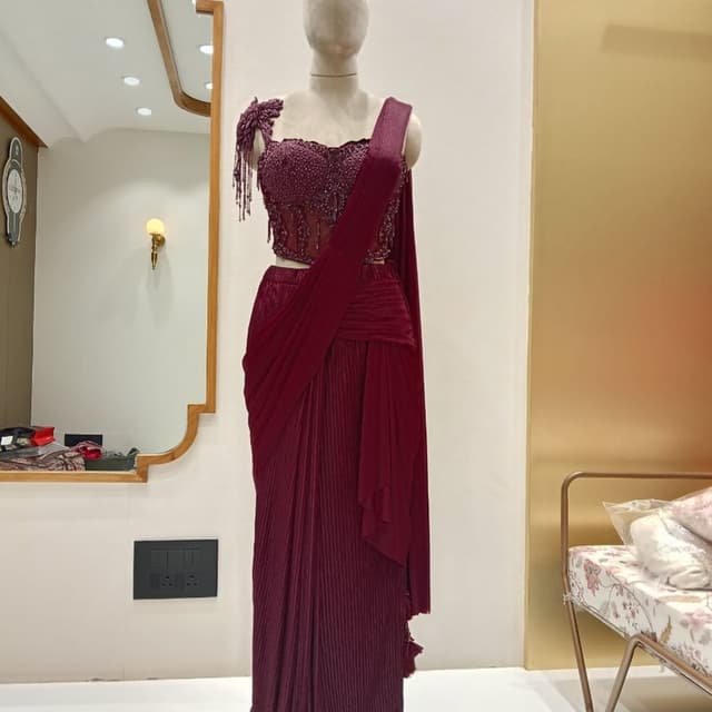 Maroon Lehenga Choli