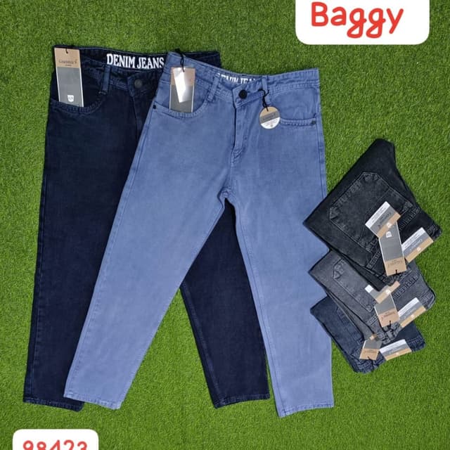 Light Blue, Dark Blue, Black Jeans