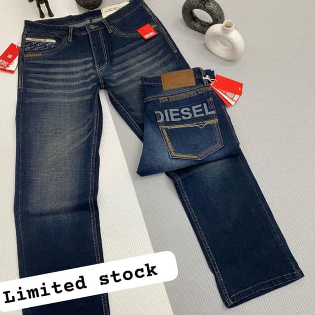 Dark Blue, Medium Blue, Light Blue Jeans