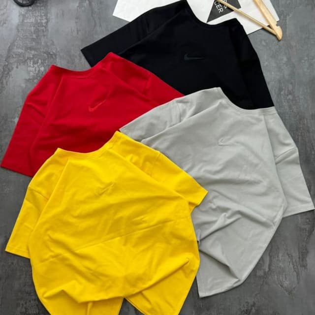 Yellow, Red, Black, Grey T-shirt