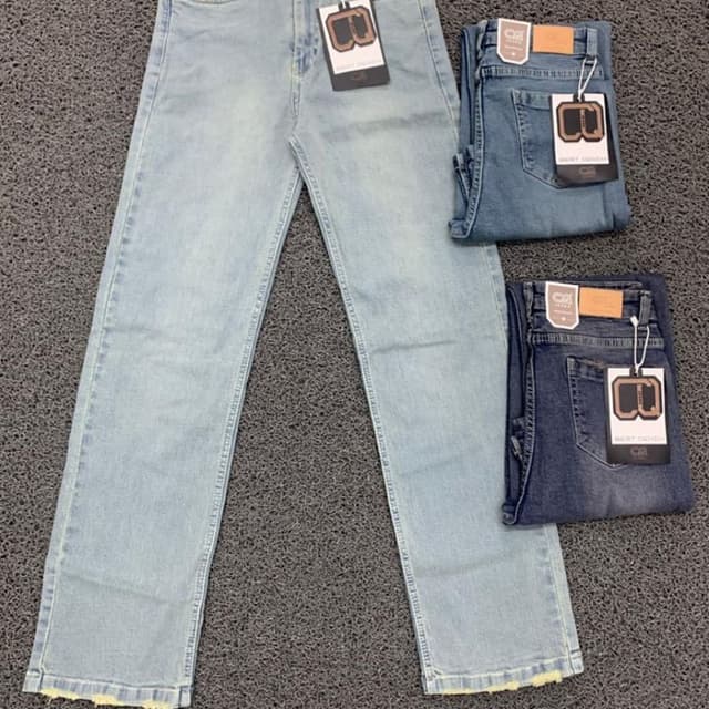 Light Blue, Medium Blue, Dark Blue Jeans