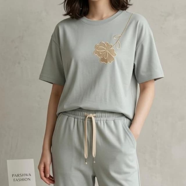 Pale Green Pajama Set