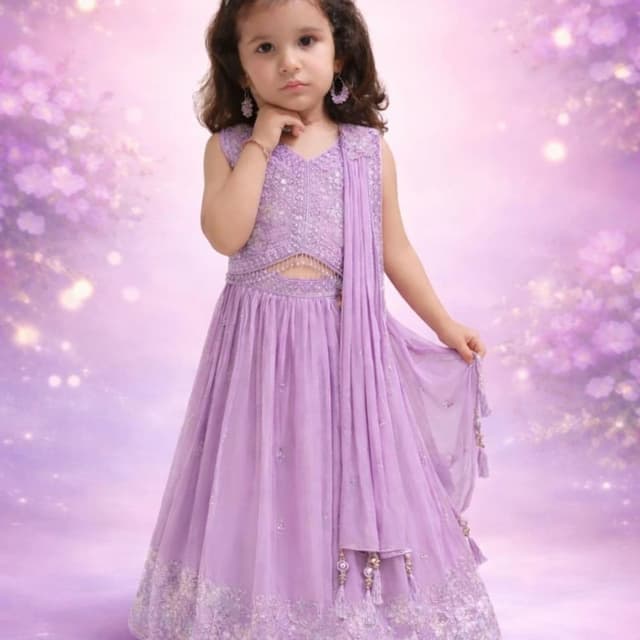 Lavender Lehenga Choli