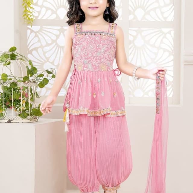 Pink Salwar Kameez Set