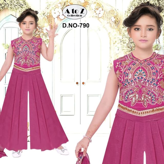 Fuchsia, Gold, Blue, Green Lehenga Choli