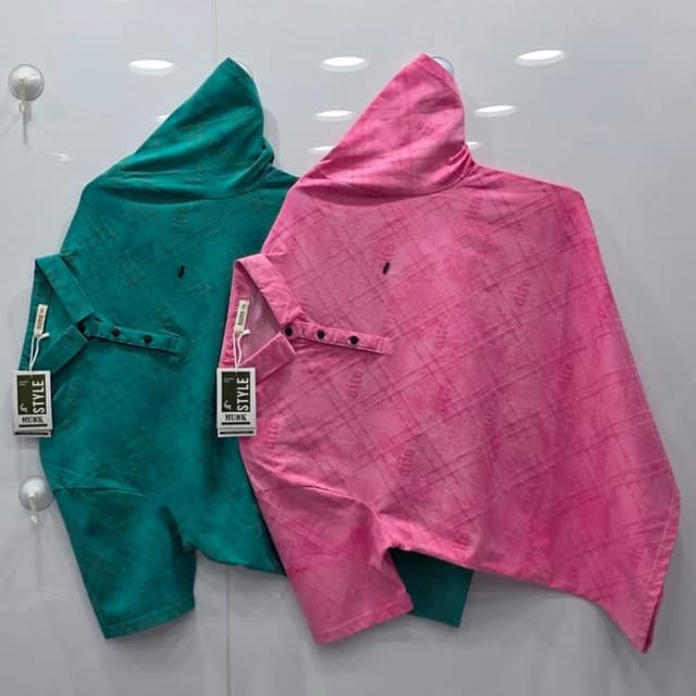 Teal, Pink Polo Shirt