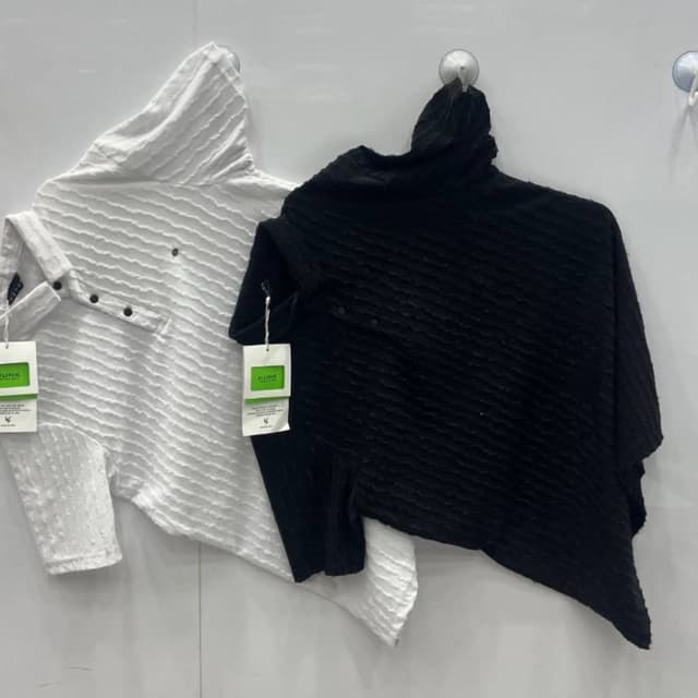 Black, White Shirt