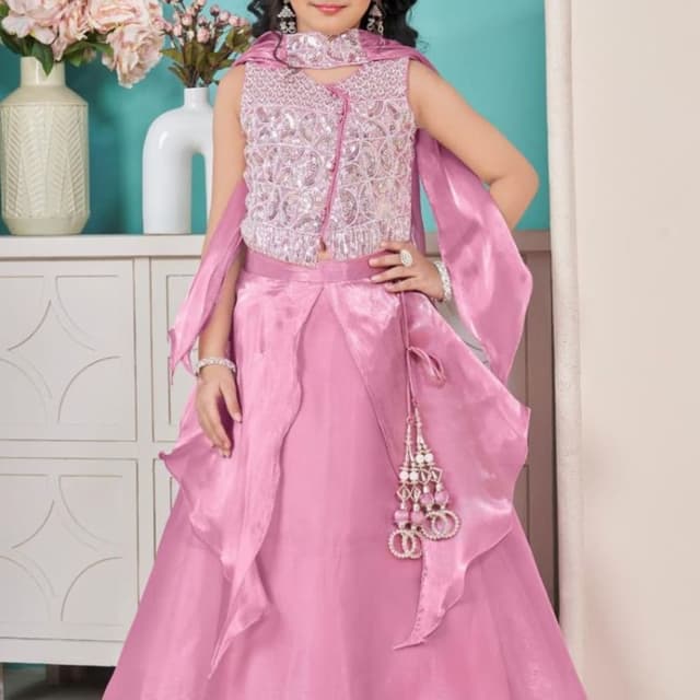 Pink Lehenga Choli