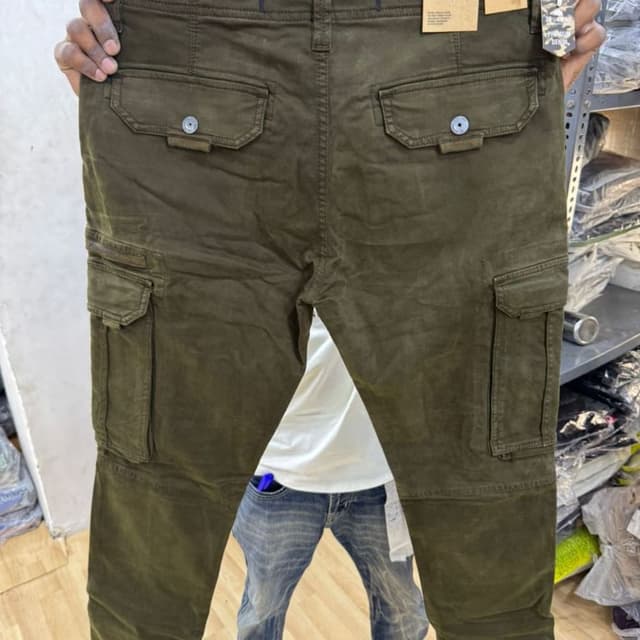 Olive Green Cargo Pants
