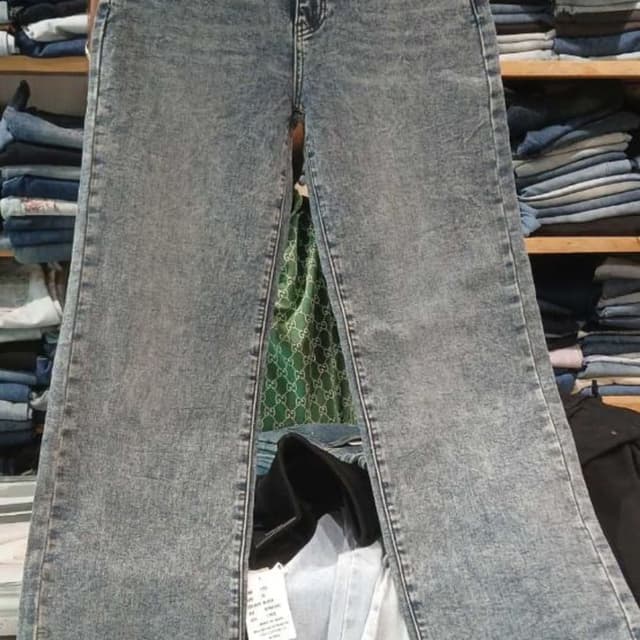 Light Blue, Grey, White (acid wash effect) Jeans