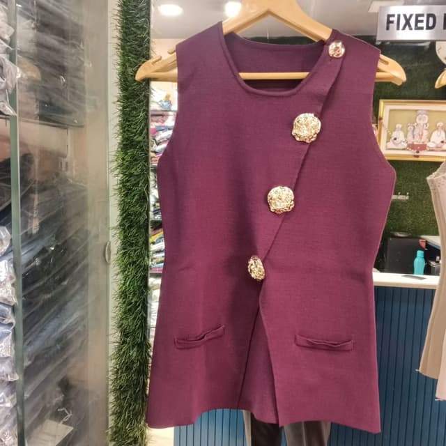 Deep Plum Vest/Waistcoat