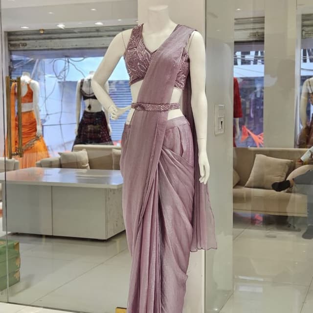 Lavender/Mauve Saree