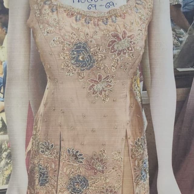 Peach, Blue, Red, Cream Kurta with Palazzo