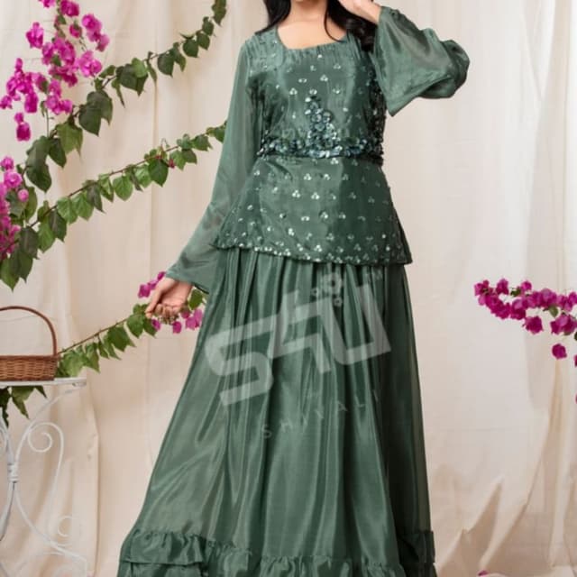 Deep Green Lehenga Choli