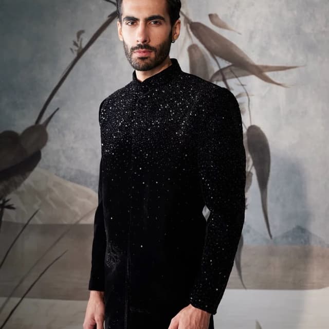 Black Sherwani