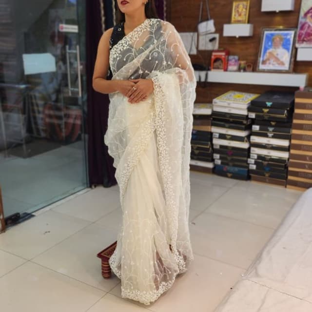 White Saree