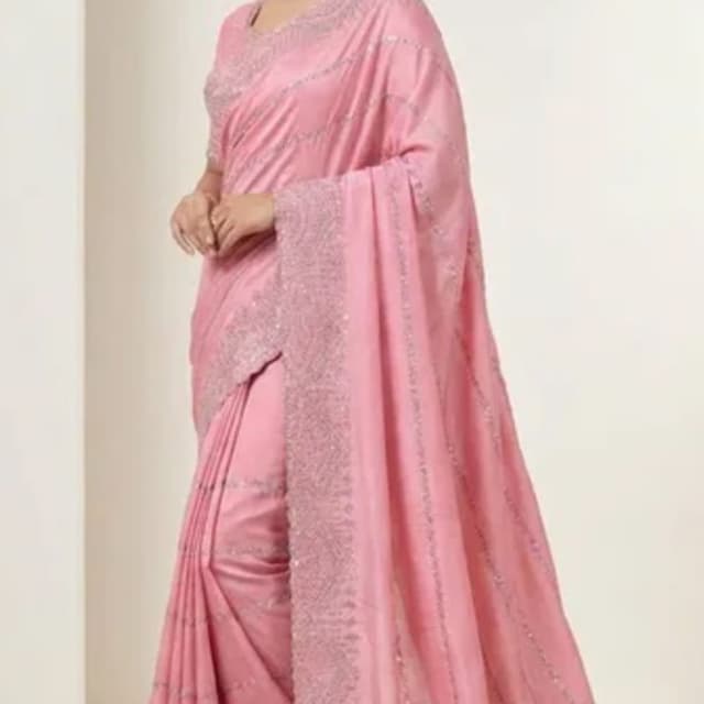 Pink Saree