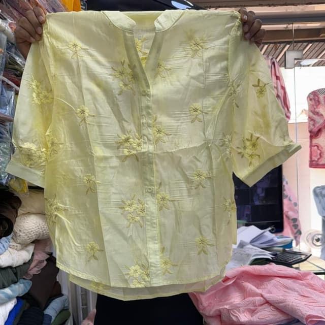 Pale Yellow Shirt