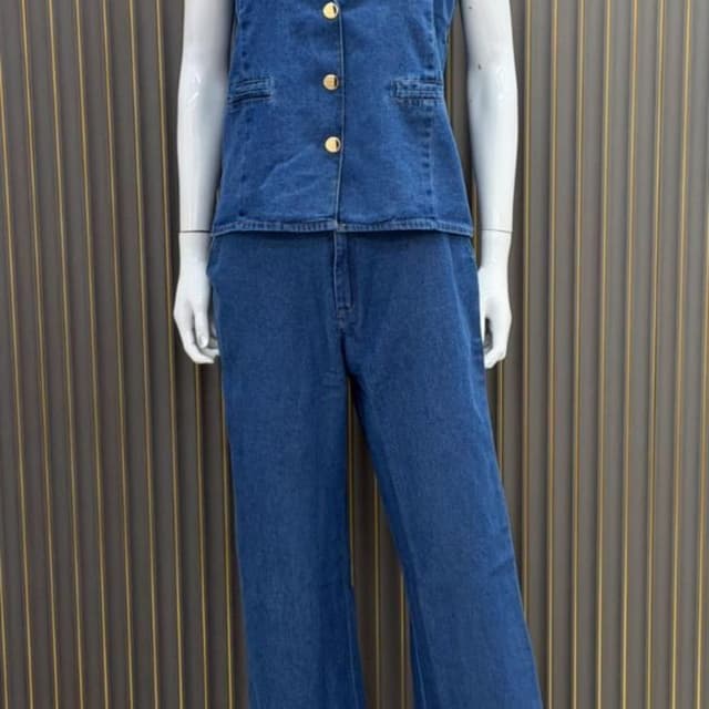 Blue Denim Co-ord Set