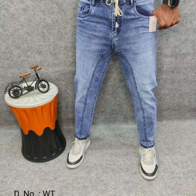 Medium Blue, Light Blue Wash Jeans