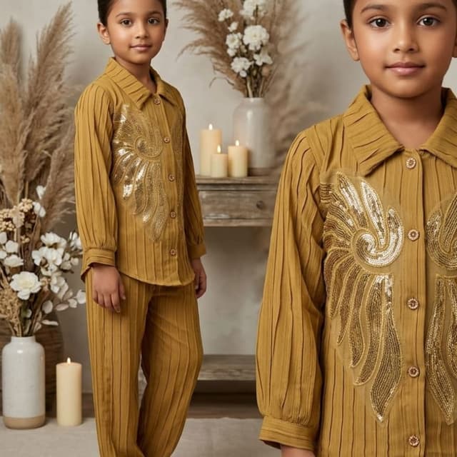 Mustard Yellow Co-ord Set